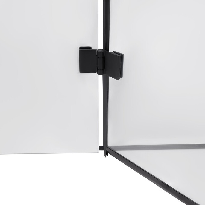 Душевая кабина Qtap Capricorn Black Matt CAPBLA1099SC6 (90x90 см, стекло прозрачное, профиль черный матовый), фото 6