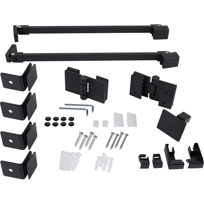 Душевая кабина Qtap Capricorn Black Matt CAPBLA1099SC6 (90x90 см, стекло прозрачное, профиль черный матовый), фото 8