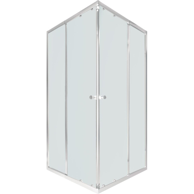 Душевая кабина Qtap Pisces Chrome PISCRM1079SP5 (90x90 см, стекло матовое, профиль хром), Доступные размеры: 90 x 90, Цвет производителя: хром, фото 