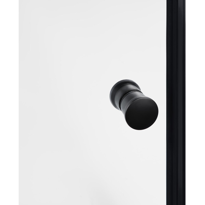 Душевая кабина Qtap Pisces Black Matt PISBLA1079SC5 (90x90 см, стекло прозрачное, профиль черный матовый), Доступные размеры: 90 x 90, Цвет производителя: черный матовый, фото 4