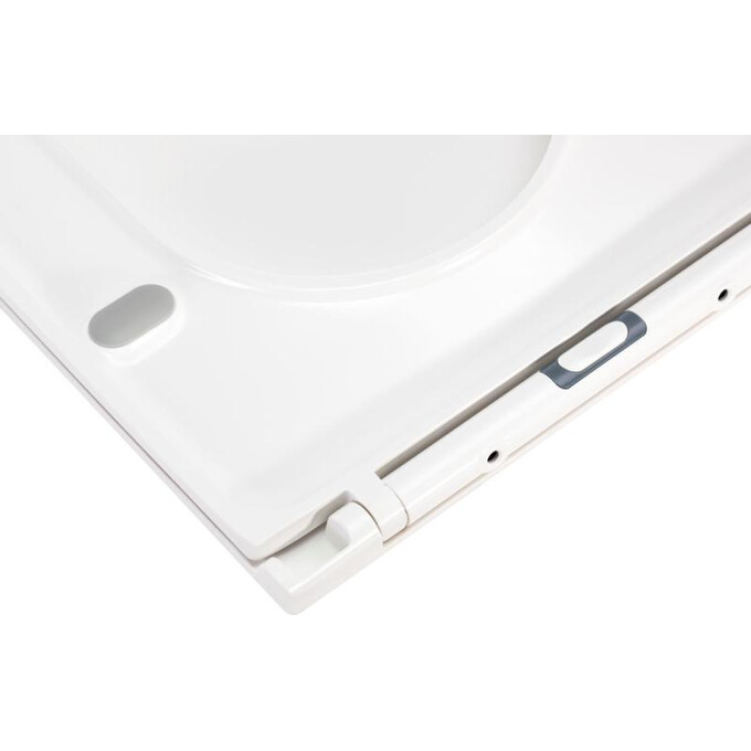 Безободковый подвесной унитаз Qtap Scorpio Ultra Quiet Rimless QT14332380AW (воронкообразный, с сиденьем), фото 9