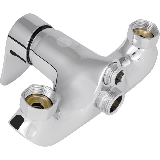 Смеситель для ванны Lidz Wieza 005 Chrome LDWIE005CRM45411 (с лейкой и шлангом), фото 3