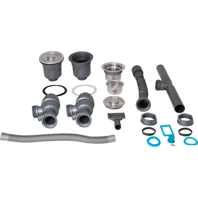 Мийка для кухні Lidz Handmade H7843 Brushed Black LDH7843BPVD45586 (78x43 см, брошована чорна, 3.0/1.0 мм, з сифоном і дозатором), фото , изображение 8