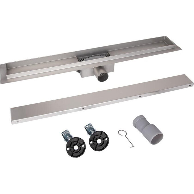 Душовий трап Qtap Taurus Tile700 QTTAUTILE700 (70 см, полірована нержавійка), Колір виробника: нержавіюча сталь, Доступні розміри: 70, фото , изображение 4