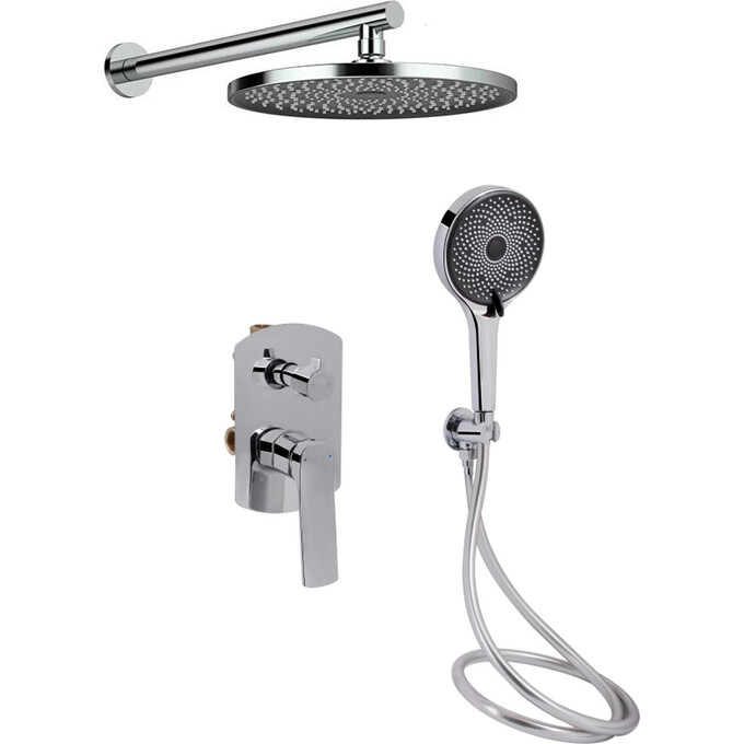 Душевая система Qtap Slavonice Chrome QTSLA113CRM45898 (хром, скрытого монтажа), Цвет производителя: хром, фото 