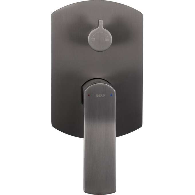 Душевая система Qtap Slavonice Gunmetal Black QTSLA113GMB45899 (черный металлик, скрытого монтажа), Цвет производителя: черный металлик, фото 3