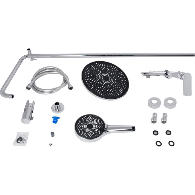 Душевая система Qtap Slavonice Chrome QTSLA110CRM45912 (хром), Цвет производителя: хром, фото 10