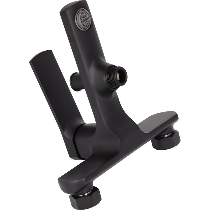 Змішувач для ванни Qtap Slavonice Black Matt QTSLA259BLM45918 (чорний матовий), фото , изображение 4