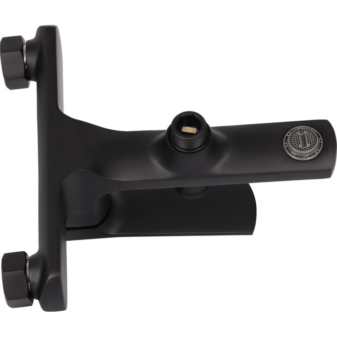 Змішувач для ванни Qtap Slavonice Black Matt QTSLA259BLM45918 (чорний матовий), фото , изображение 6