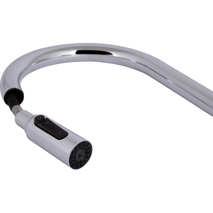 Смеситель для кухни Qtap Rozcesti Chrome QTROZ366CRM45938 (хром, с выдвижной лейкой и подключением питьевой воды), Цвет производителя: хром, фото 6