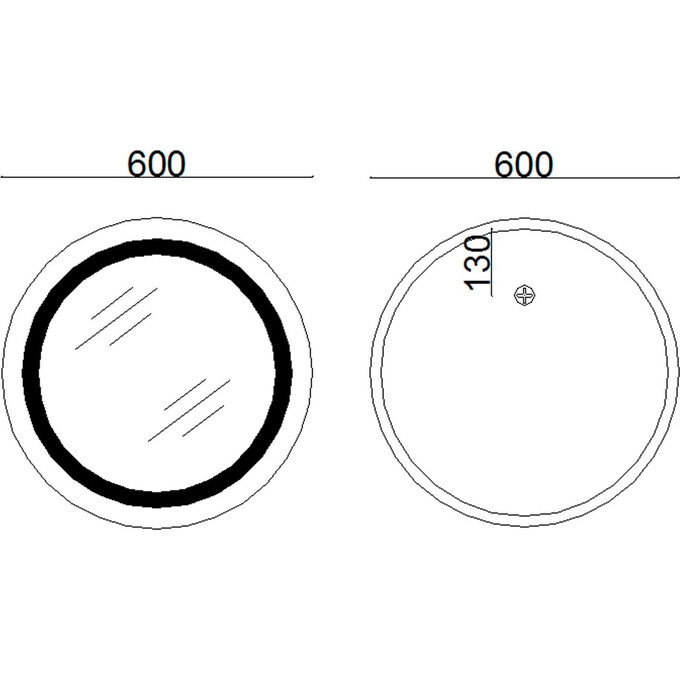 Дзеркало для ванної кімнати Lidz Aria LD78LR600 (60 см, з підсвічуванням, антизапотіванням та диммером), фото , изображение 9