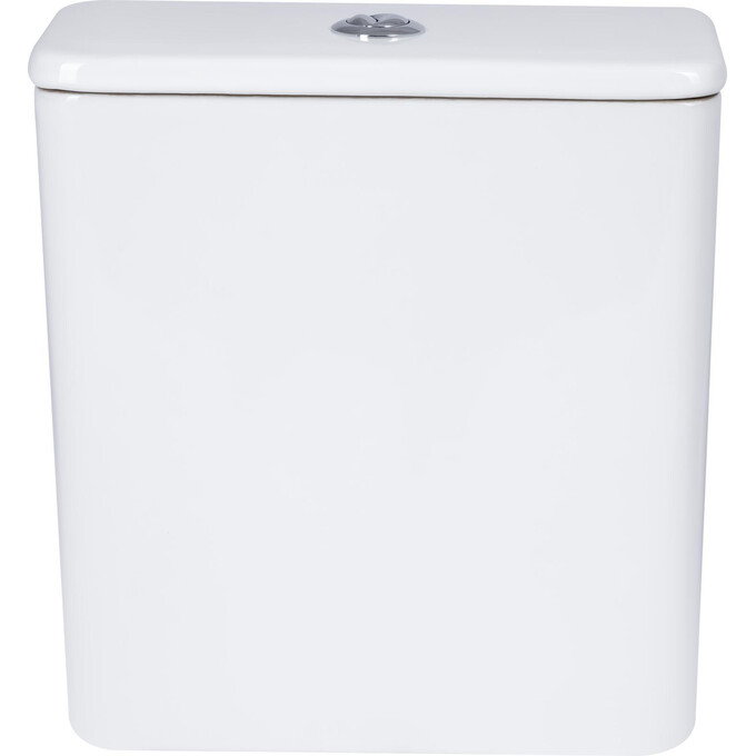 Безободковый унитаз-компакт Qtap Presto Quadro Rimless QT24221215AW (с сиденьем), фото 12