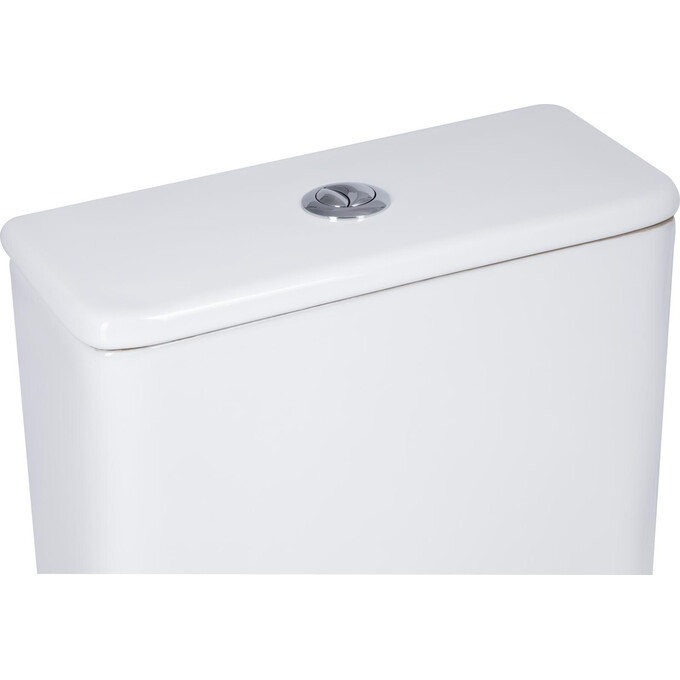 Безободковый унитаз-компакт Qtap Presto Quadro Rimless QT24221215AW (с сиденьем), фото 14