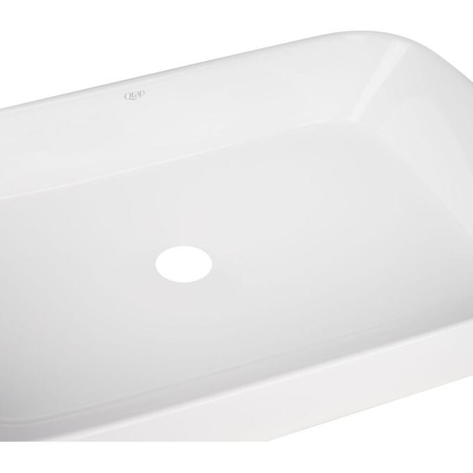 Умывальник Qtap Scorpio White Glossy QT14112243WN (55x39 см, белый глянцевый), Доступные размеры: 55 x 39, Цвет производителя: белый глянец, фото 4