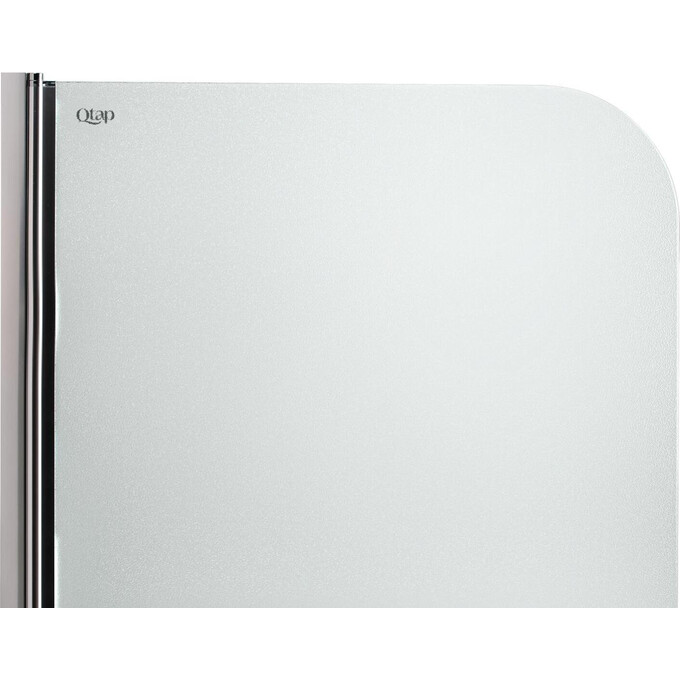 Штора на ванну Qtap Standard Chrome STDCRM407513APL (75x130 см, стекло матовое, профиль хром), Доступные размеры: 75 x 130, Цвет производителя: хром, фото 5