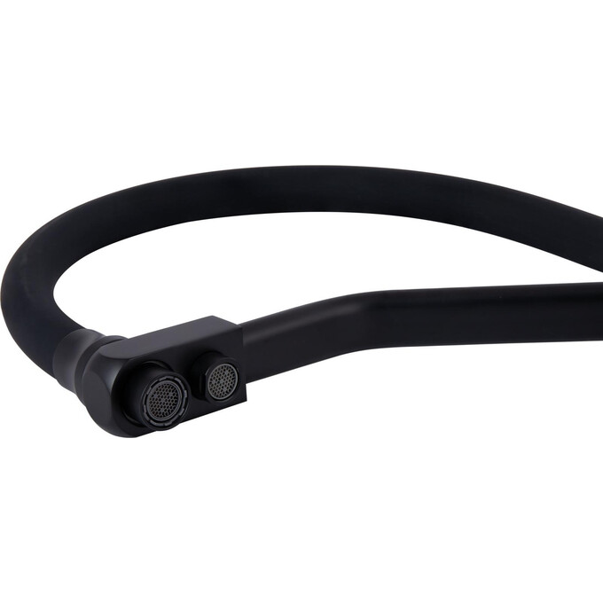 Смеситель для кухни Lidz Aria 020F3 Black Matt LDARI020F3BLA39212 (черный матовый, c гибким изливом и подключением питьевой воды), Цвет производителя: черный матовый, фото 6