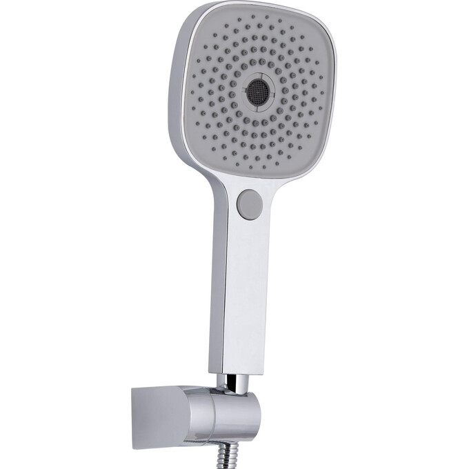 Смеситель для ванны Qtap Swan Eco Chrome QTSWA2601CRM45533 (с лейкой и шлангом), фото 3