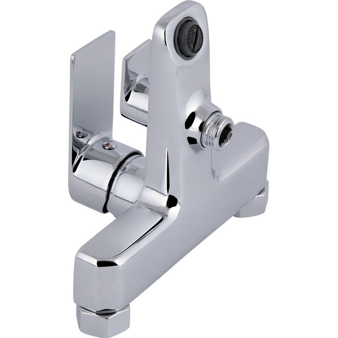 Смеситель для ванны Qtap Aries Chrome QTARI259CRM45559 (с лейкой и шлангом), фото 2