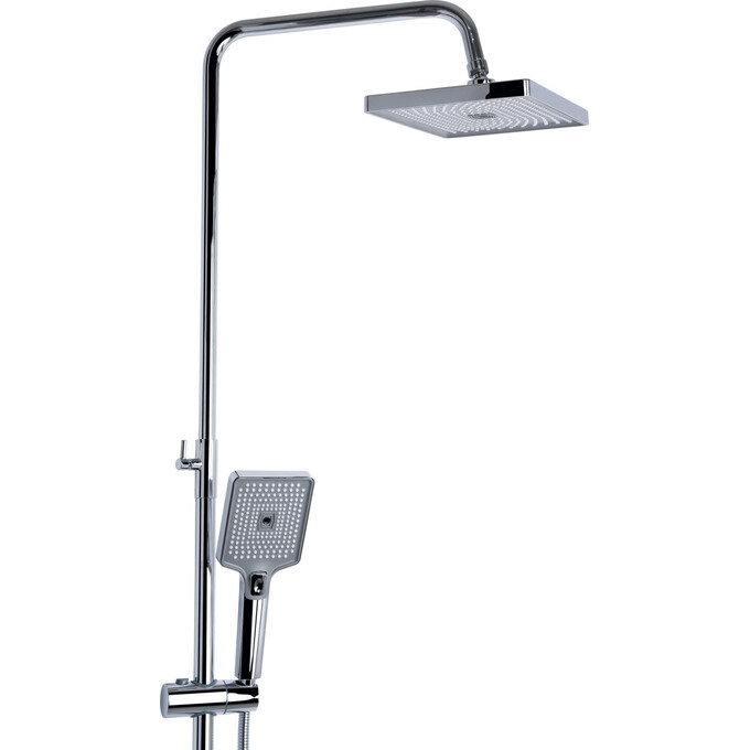 Душевая система  Qtap Aries Chrome QTARI111CRM45560 (с изливом), фото 4
