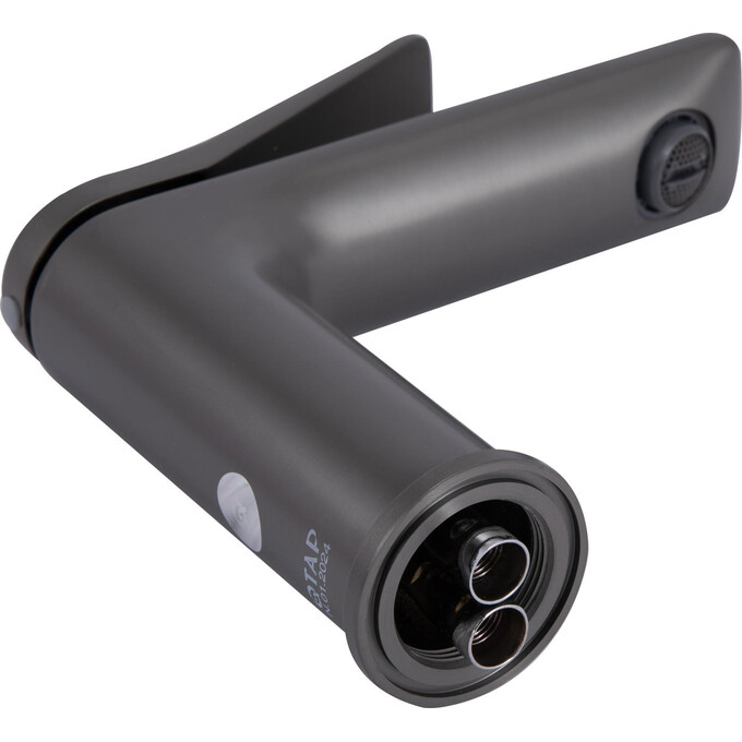 Змішувач для умивальника Qtap Presto Graphite QTPRE270GRP45581 (графітовий), Колір виробника: графіт, фото , изображение 2