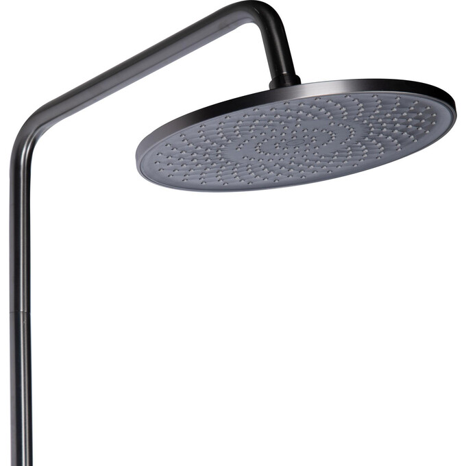 Душевая система Qtap Vlasta New Gunmetal Black QTVLA111GMB45651 (черный металлик, с изливом), Цвет производителя: черный металлик, фото 8