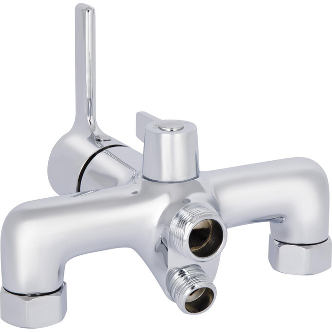 Смеситель для ванны Qtap Cardinal Chrome QTCAR260CRM45657 (с лейкой и шлангом), фото 3