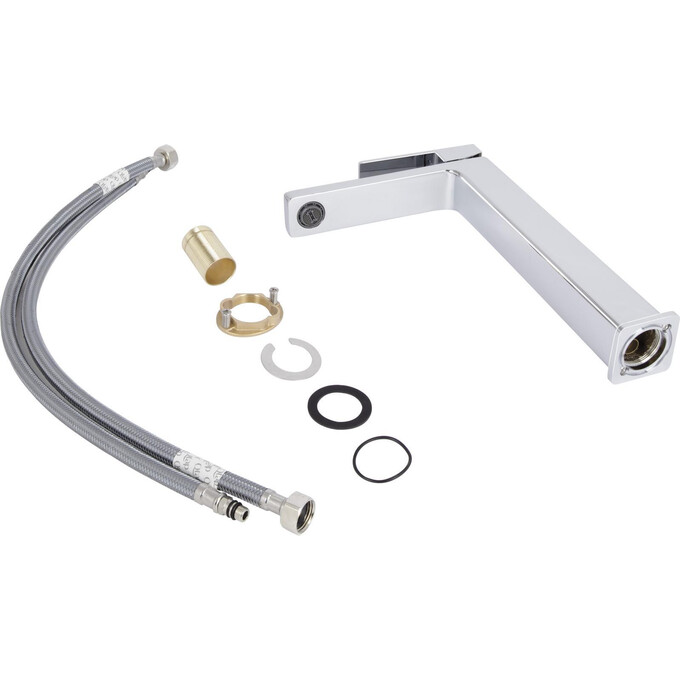 Смеситель для умывальника Qtap Gemini Chrome QTGEM269CRM45677 (хром, высокий), Цвет производителя: хром, фото 3