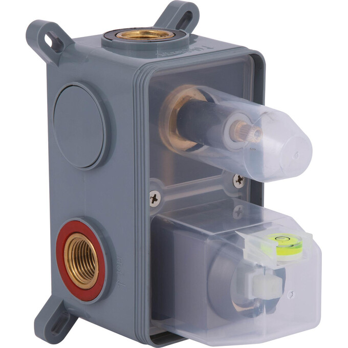 Душова система Qtap Gemini Gunmetal Black QTGEM113GMB45698 (чорний металік, прихованого монтажу), Колір виробника: чорний металік, фото , изображение 9