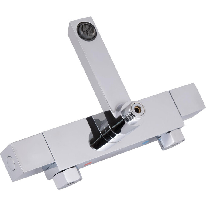 Душевая система с термостатом Qtap Swan Cascada Chrome QTSWA112CRM45902 (с изливом), фото 4