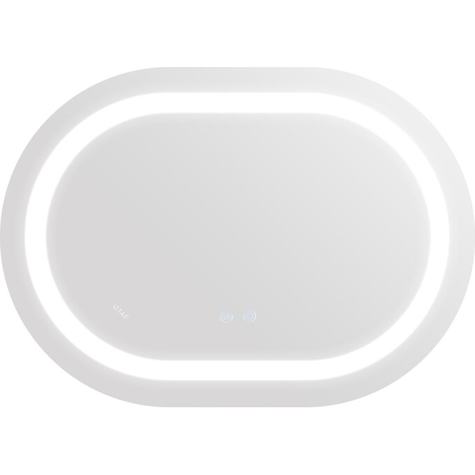 Дзеркало для ванної кімнати Qtap Gemini QT2578R5070 (70x50 см, з підсвічуванням, антизапотіванням та диммером), Доступні розміри: 70 x 50, фото , изображение 3