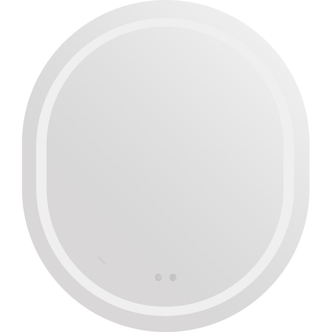 Зеркало для ванной комнаты Qtap Gemini QT2578R8070 (80x70 см, с подсветкой, антизапотеванием и диммером), фото 2