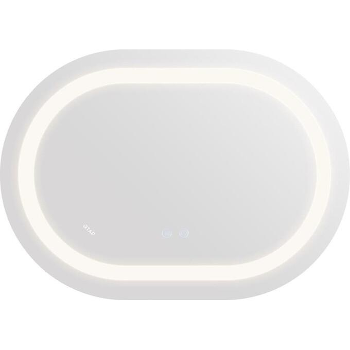Дзеркало для ванної кімнати Qtap Gemini QT2578R6080 (80x60 см, з підсвічуванням, антизапотіванням та диммером), Доступні розміри: 80 x 60, фото , изображение 5