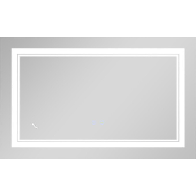 Дзеркало для ванної кімнати Qtap Cardinal QT0478C5070 (70x50 см, з підсвічуванням, антизапотіванням та диммером), Доступні розміри: 70 x 50, фото , изображение 3