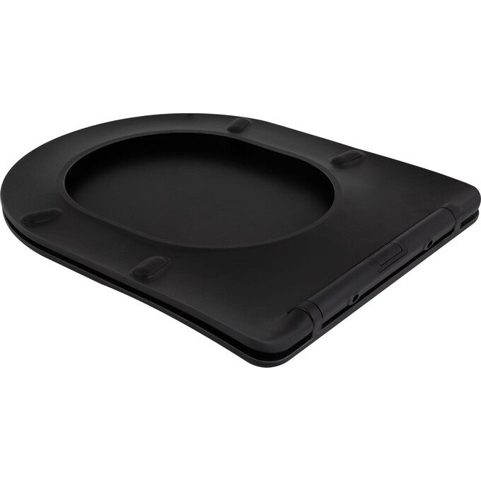 Безободковый подвесной унитаз Qtap Scorpio Ultra Quiet Rimless QT14332380AMB (черный матовый, с сиденьем), фото 9