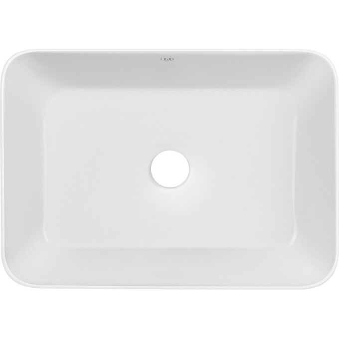 Умывальник Qtap Virgo N White Glossy QT18116308W (55x38 см, белый глянцевый, чаша), фото 