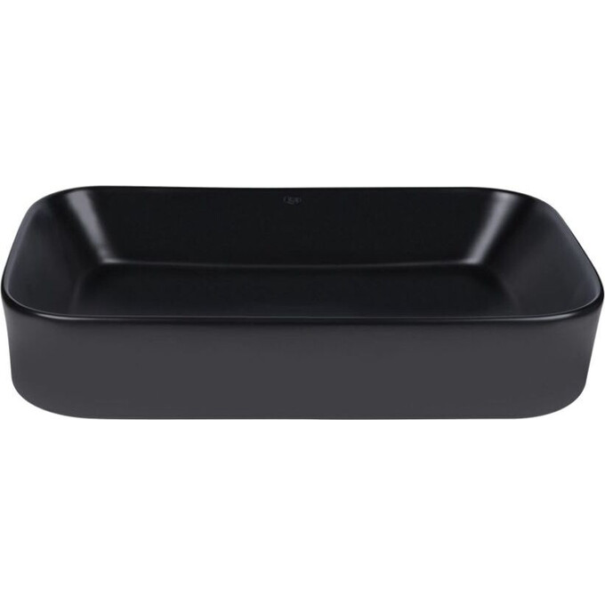 Умывальник Qtap Scorpio Black Matt QT14112243MBN47298 (55x40 см, черный матовый, с донным клапаном), Доступные размеры: 55 x 40, Цвет производителя: черный матовый, фото 2
