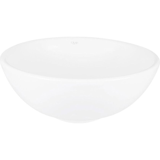 Умывальник Qtap Owl White Glossy QT1911K53WN47319 (40x40 см, белый глянцевый, чаша, с донным клапаном), фото 2