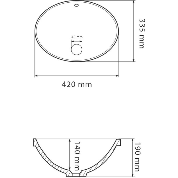 Умивальник VBI Mestre White VBI-018009 (42x34 см), фото , изображение 4