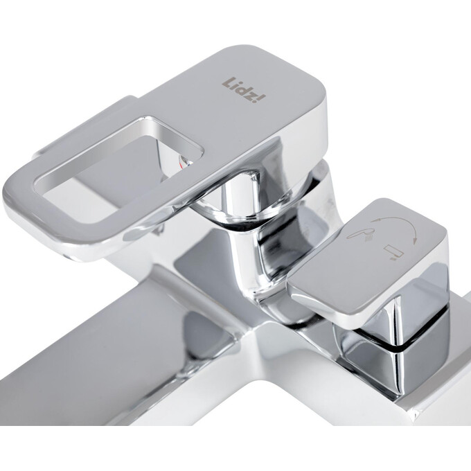 Комплект смесителей 2 в 1 для ванной комнаты Lidz Latwa Chrome LDWAW001CRM4538746363 (LDWAW006CRM45388 + LDWAW001CRM45387), фото 6