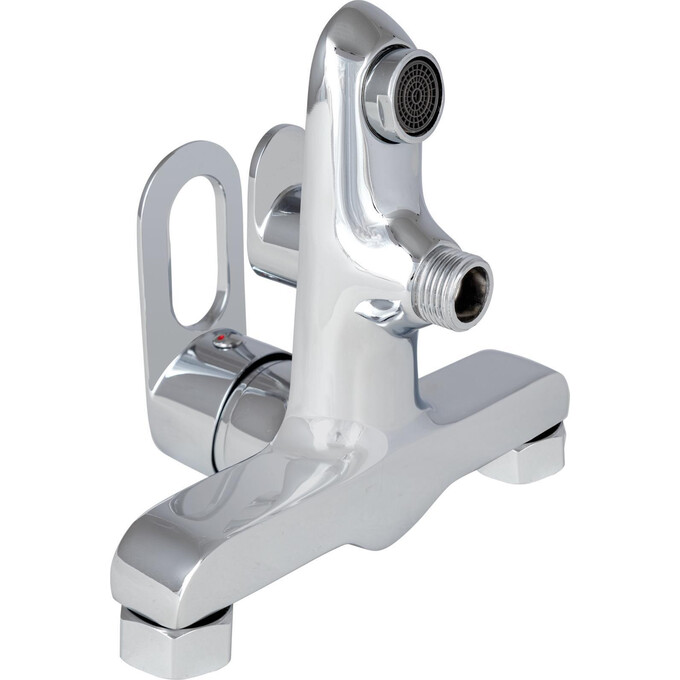Комплект смесителей 2 в 1 для ванной комнаты Lidz Latwa Chrome LDLAT001CRM4541246358 (LDLAT001CRM45412 + LDLAT006CRM45414), фото 4