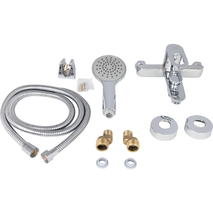 Комплект смесителей 2 в 1 для ванной комнаты Lidz Latwa Chrome LDLAT001CRM4541246358 (LDLAT001CRM45412 + LDLAT006CRM45414), фото 8