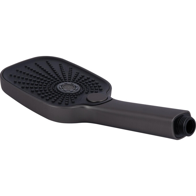 Душевая система Qtap Gemini Gunmetal Black QTGEM114GMB45704 (черный металлик, скрытого монтажа, с изливом), Цвет производителя: черный металлик, фото 5