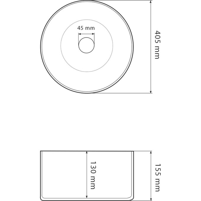 Умивальник VBI Lioni White VBI-014600 (40x40 см), фото , изображение 4