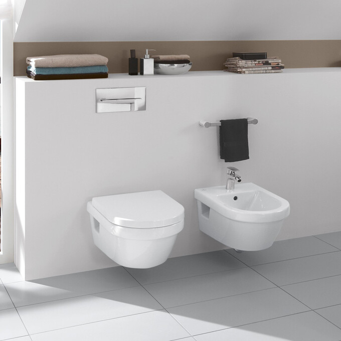 Унитаз настенный с сиденьем soft-close Villeroy & Boch Architectura 5684HR01, фото 5