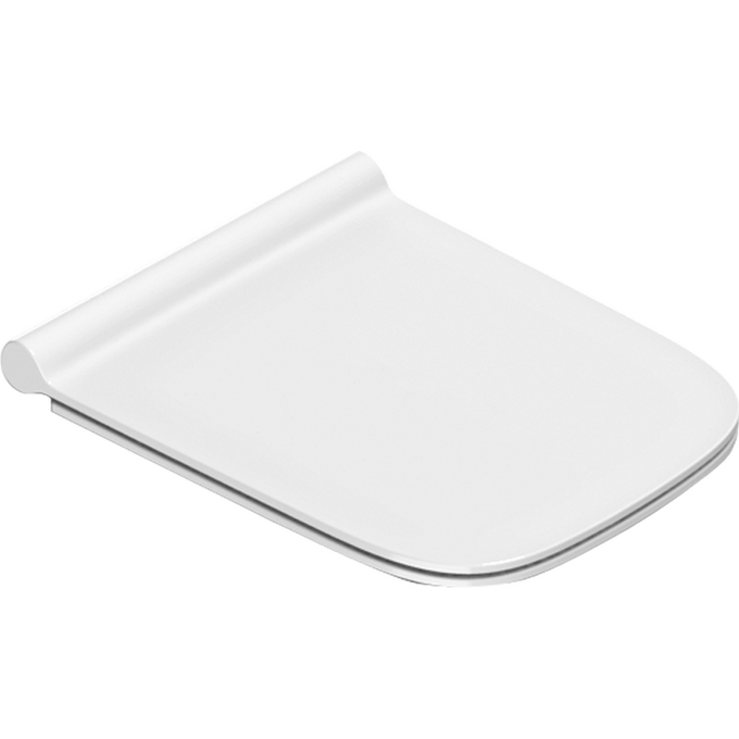 Безободковый подвесной унитаз Catalano Green 55 NewFlush 0411550001+0451200001+9056060000 (воронкообразный, с сиденьем), фото 3