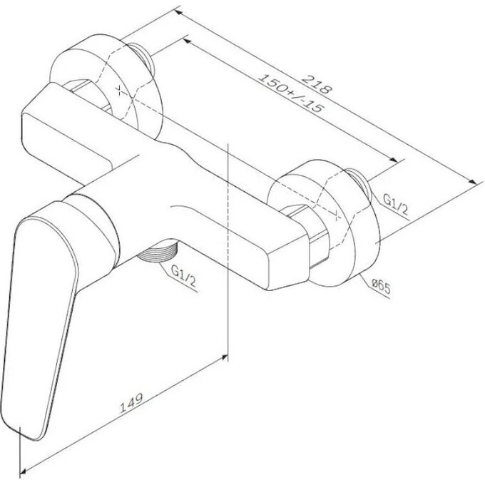 Смеситель для душа Am.Pm Hit F9Y20000, фото 12