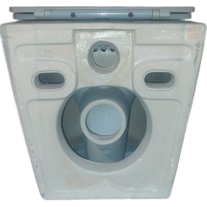 Безободковый подвесной унитаз Asignatura Axiom Rimless 97802806 (с сиденьем, серый матовый), фото 6