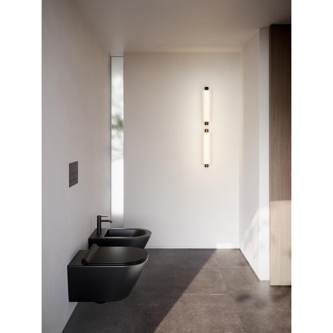 Біде підвісне Catalano Zero 55 0118551022+9056060000 (чорне матове), Колір виробника: чорний матовий, фото , изображение 2