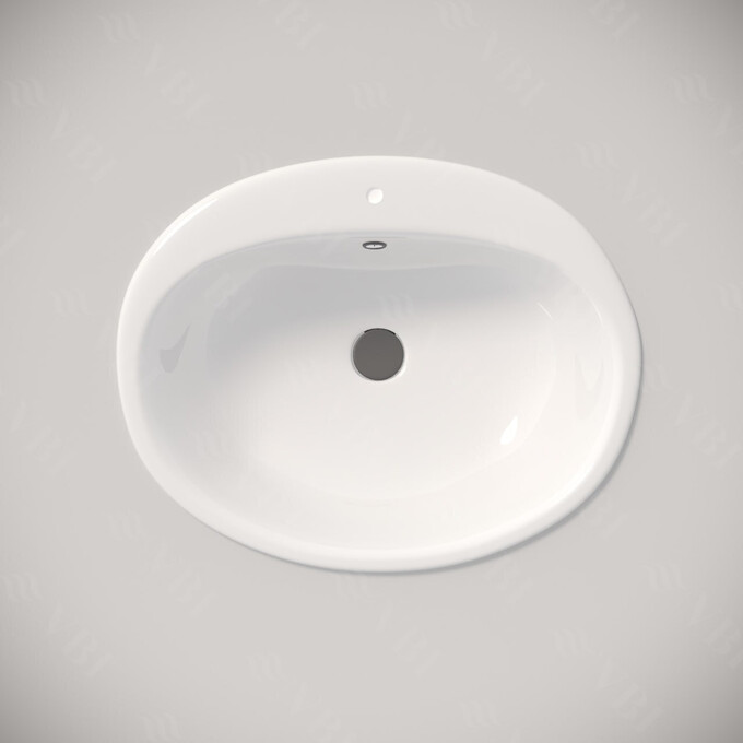 Раковина VBI Salerno White VBI-018000 (57x48 см), фото 
