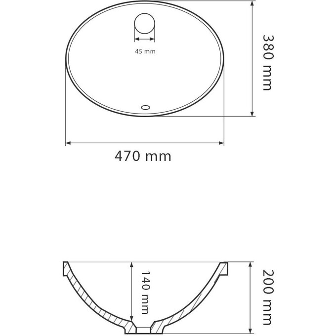Раковина VBI Monza White VBI-018003 (46x38 см), фото , изображение 4